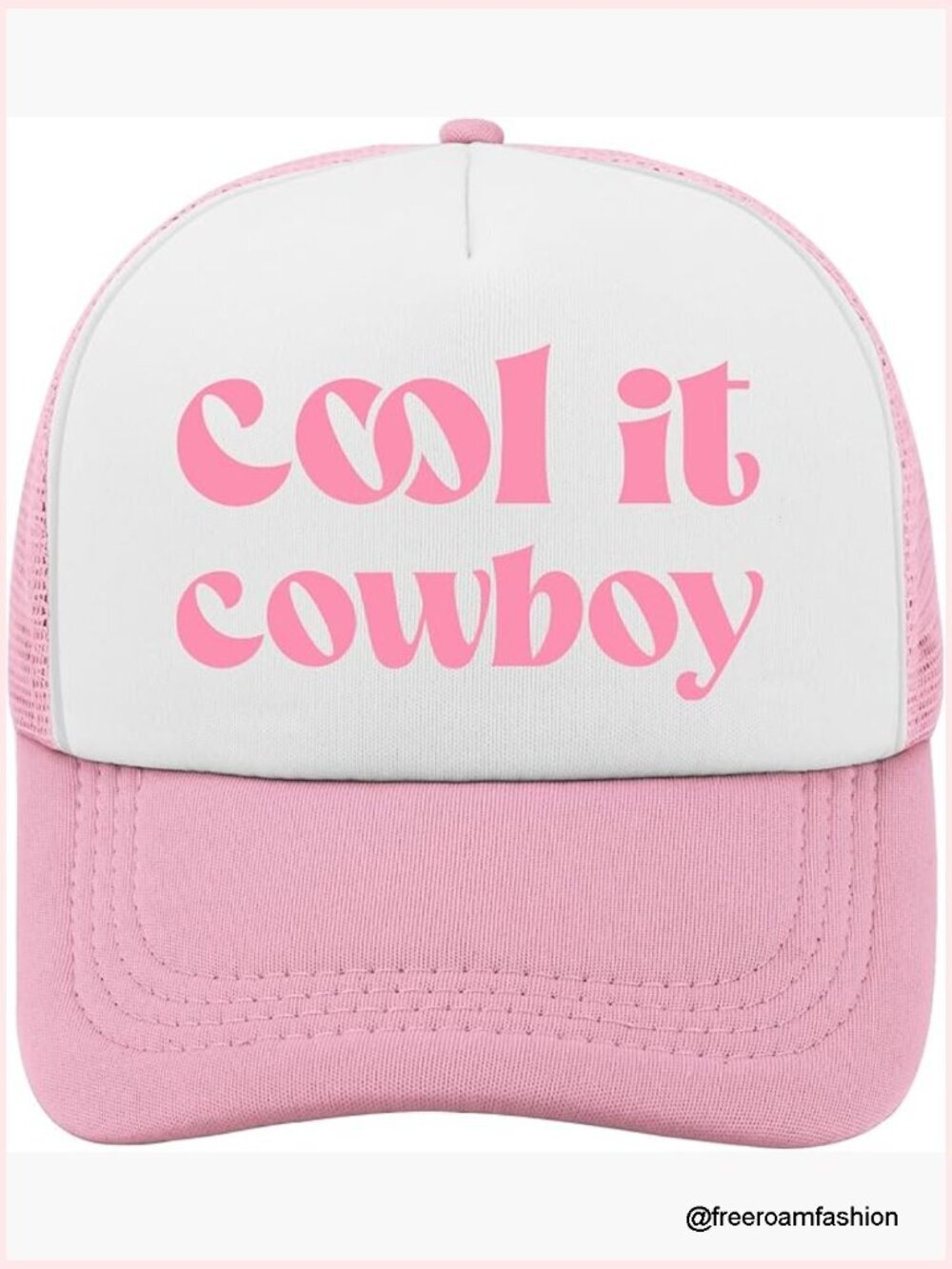 Funny Trucker Hat for Women - Put It on My Husband's Tab Mesh Snapback